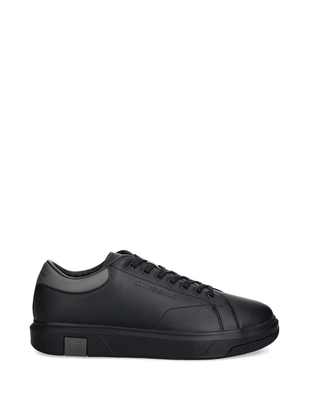 Armani Exchange Sneakers met logo Zwart