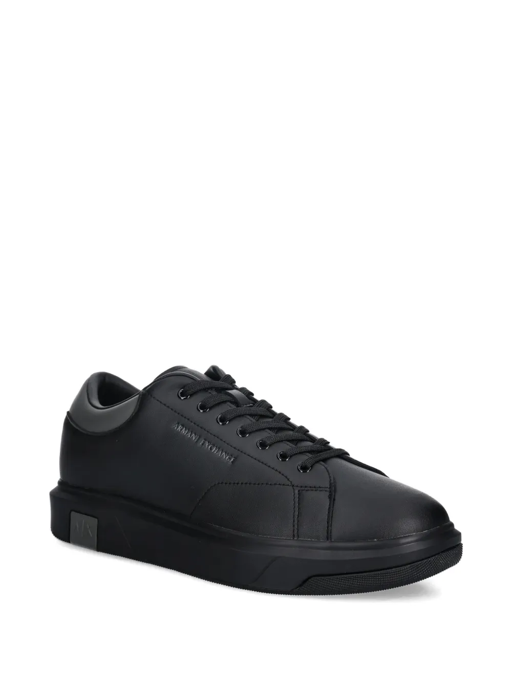 Armani Exchange Sneakers met logo Zwart