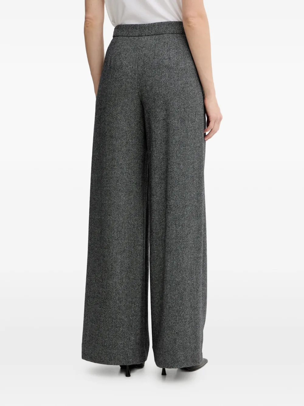  Armani Exchange Herringbone Trousers - Grey 
