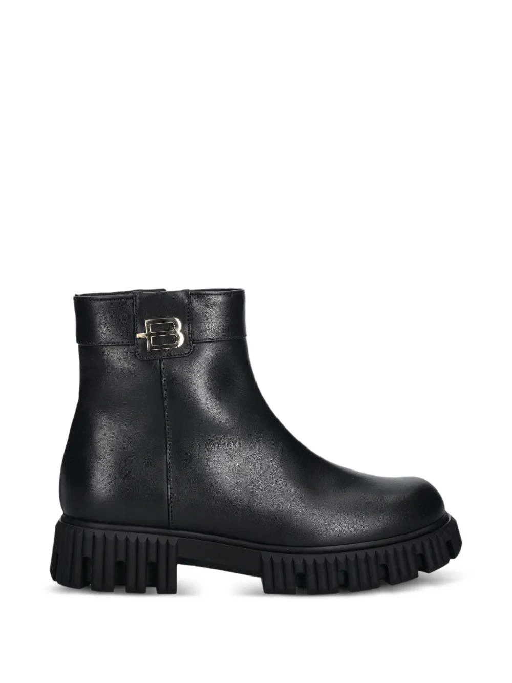 Baldinini lug-sole ankle boots - Nero