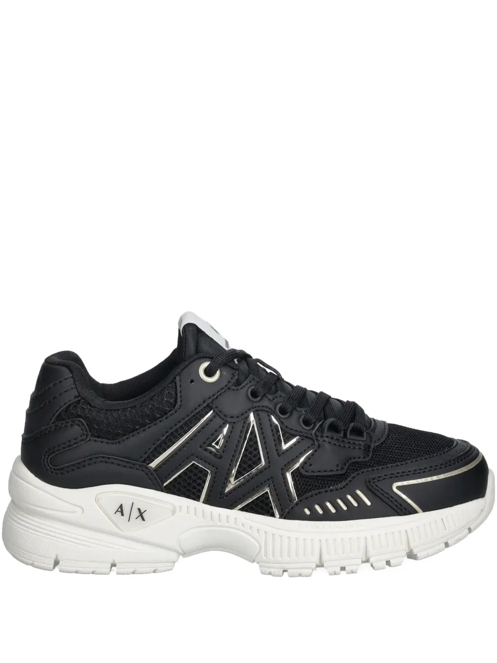 Armani Exchange logo-patch sneakers - Nero