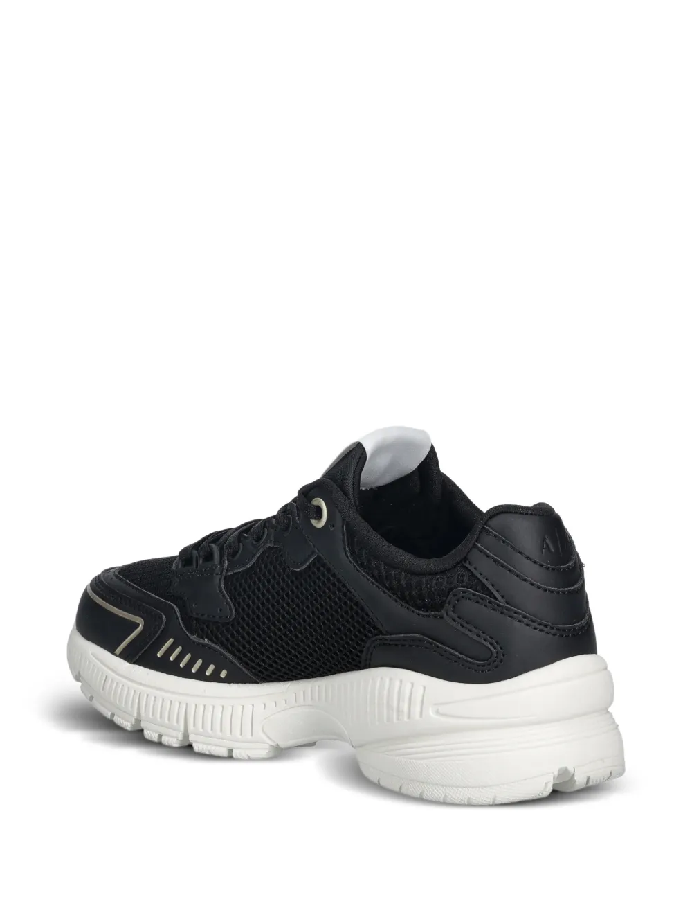  Armani Exchange Logo-patch Sneakers - Black 