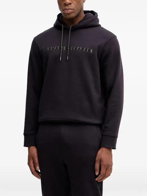 Armani Exchange logo-detail hoodie