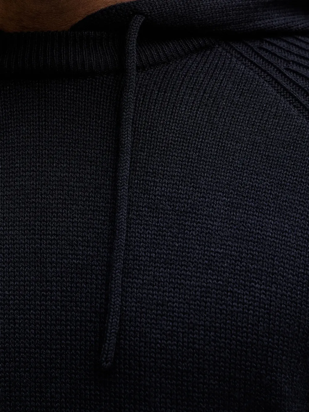 Armani Exchange Geribbelde hoodie Blauw