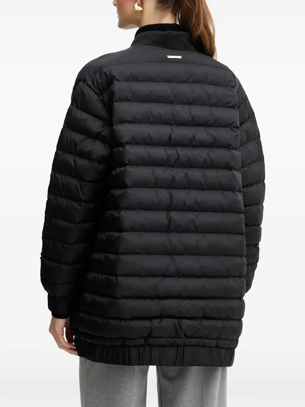 Armani Exchange Jack met ritssluiting en patroon Zwart