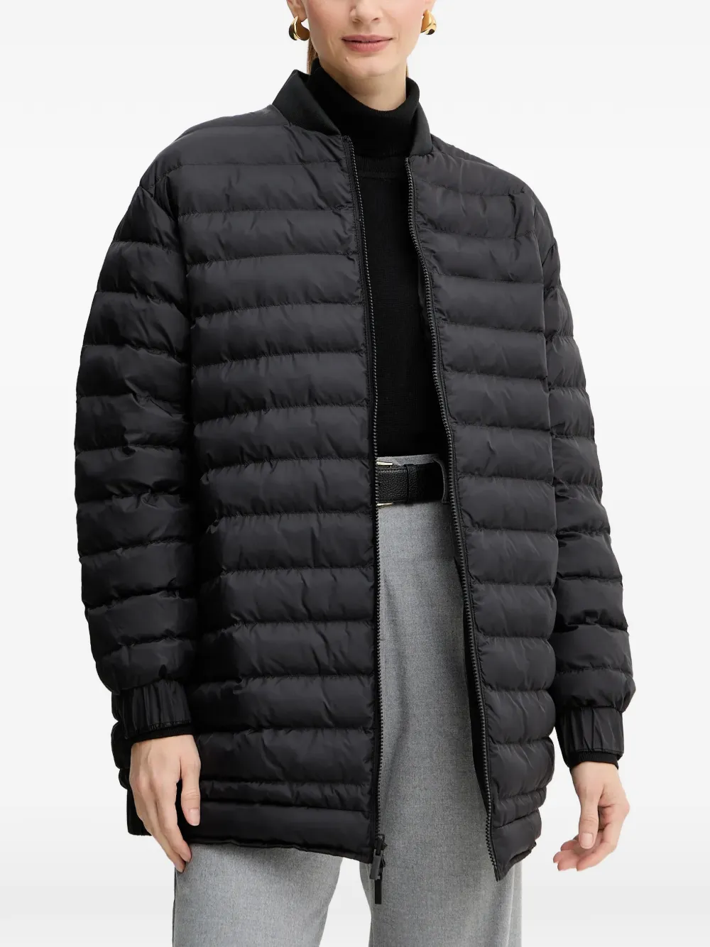  Armani Exchange Zip-fastening Patterned Jacket - Black 