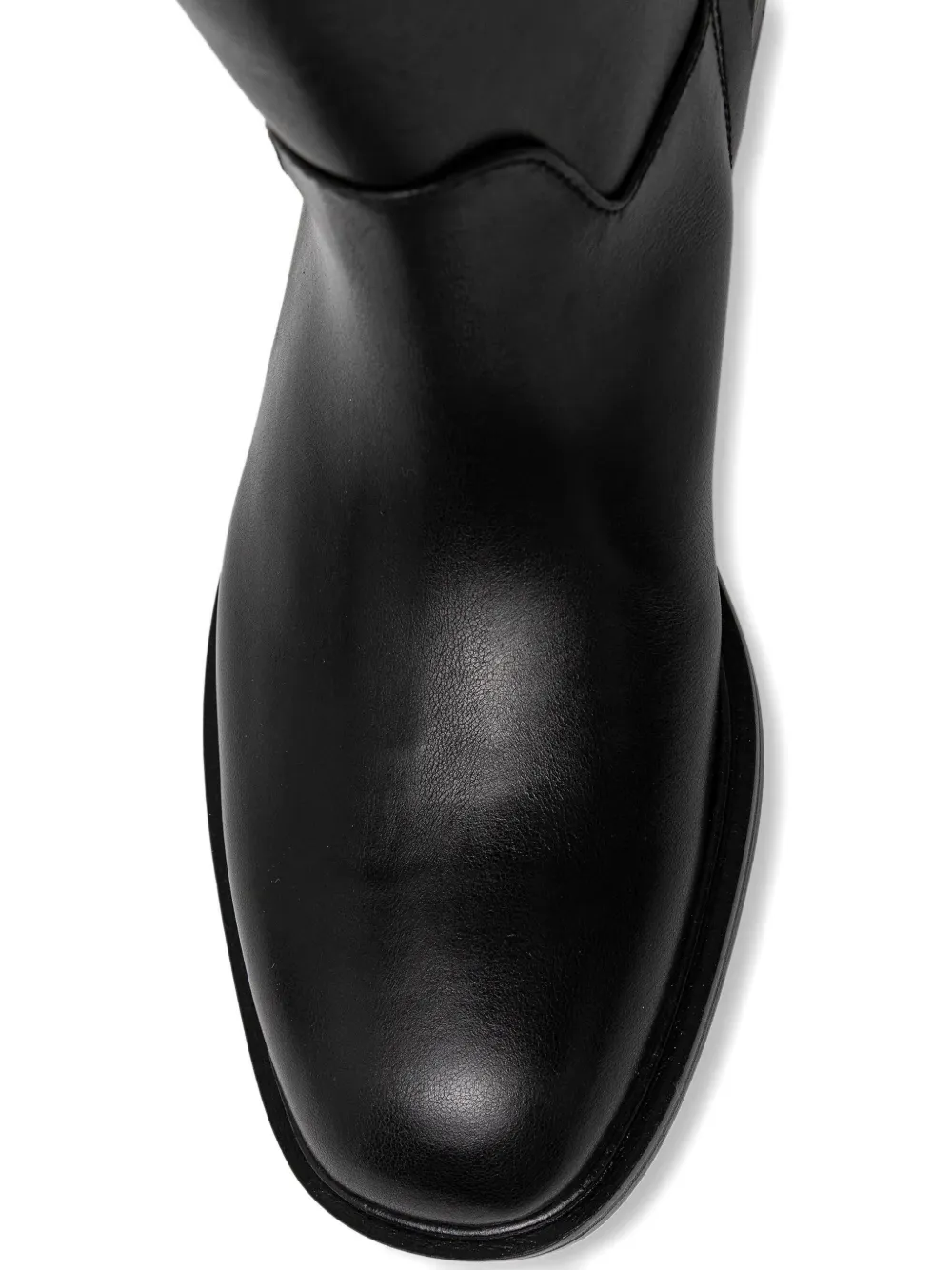 Baldinini quilted knee-high boots Zwart