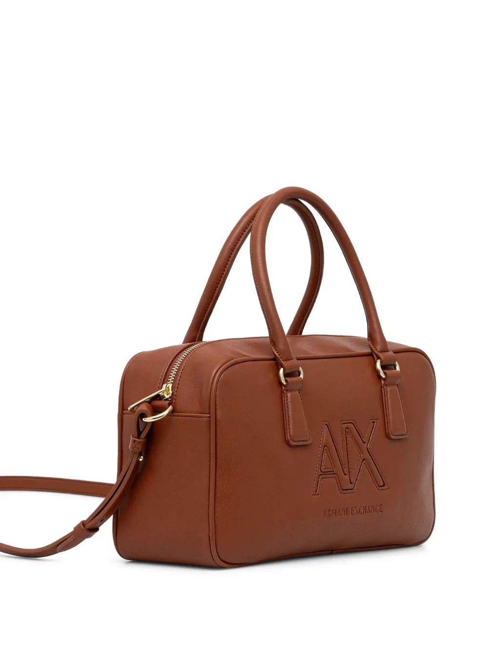 Armani Exchange logo-embossed tote bag - Bruin