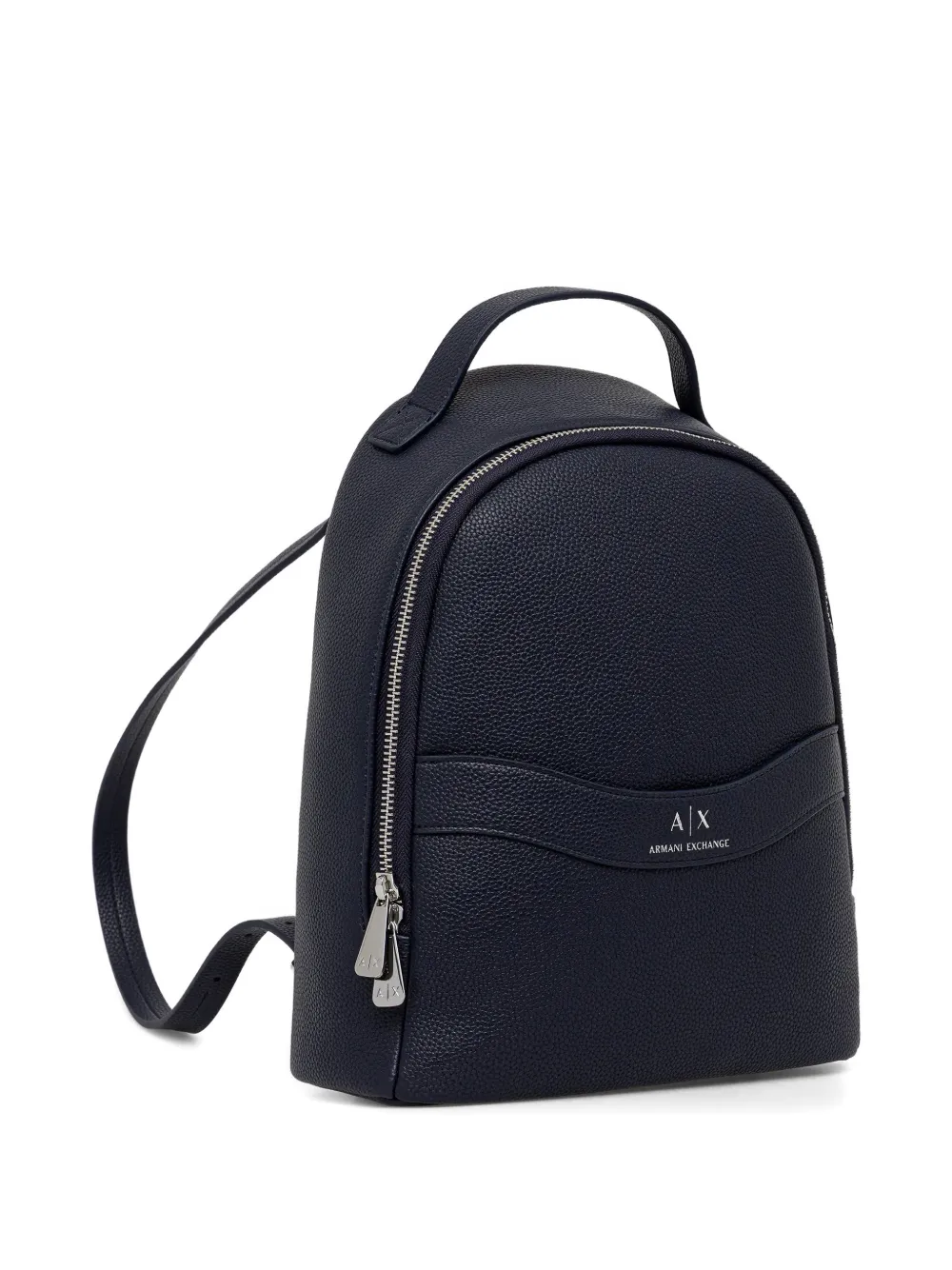 Armani Exchange logo-print backpack - Blauw
