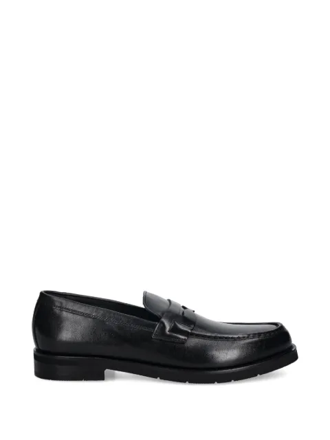 Baldinini leather penny loafers