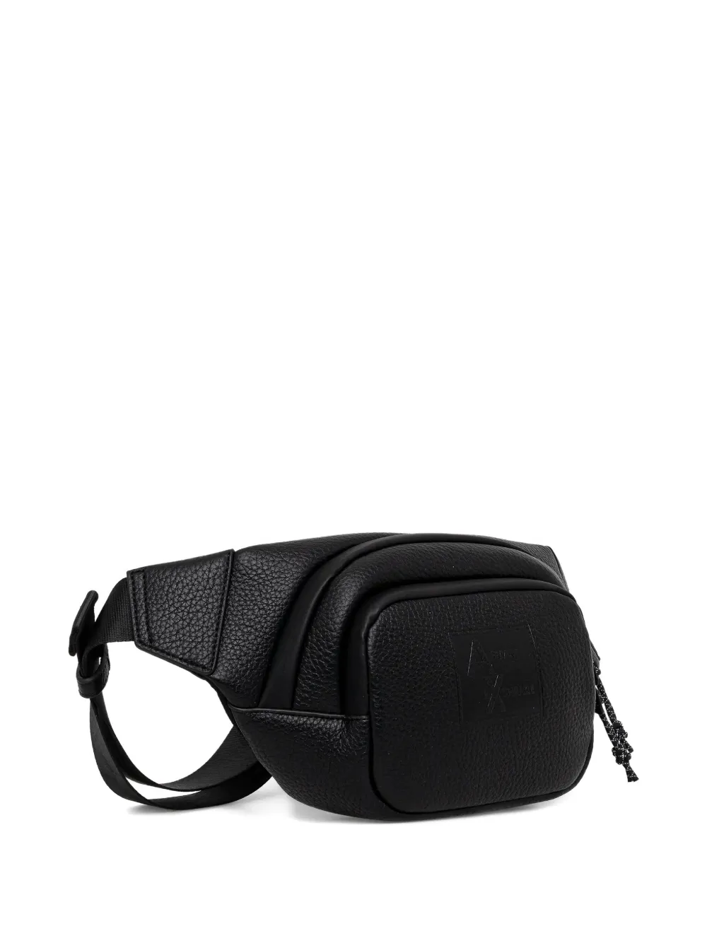 Armani Exchange logo-embossed belt bag - Zwart