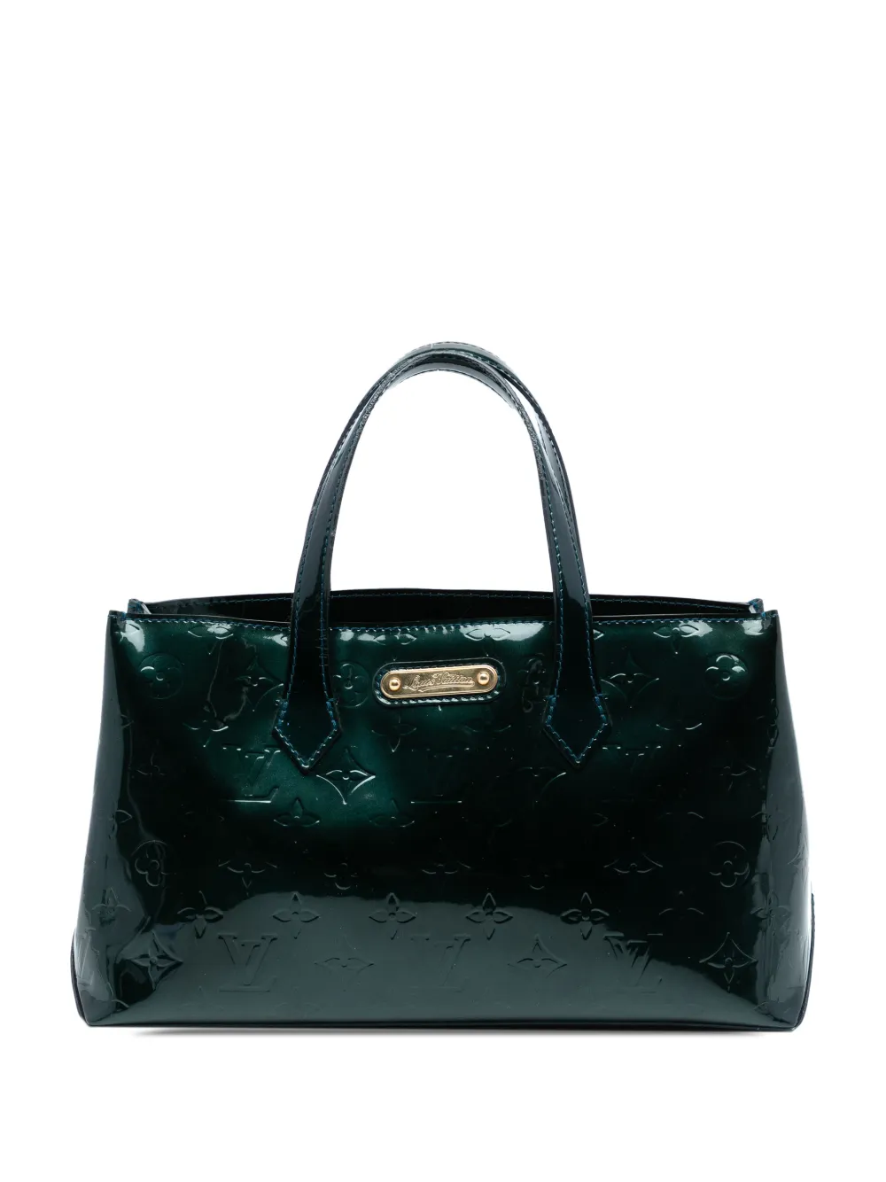Louis Vuitton Pre-Owned Borsa a mano Wilshire PM in pelle Vernis con monogramma 2000-2020 - Verde