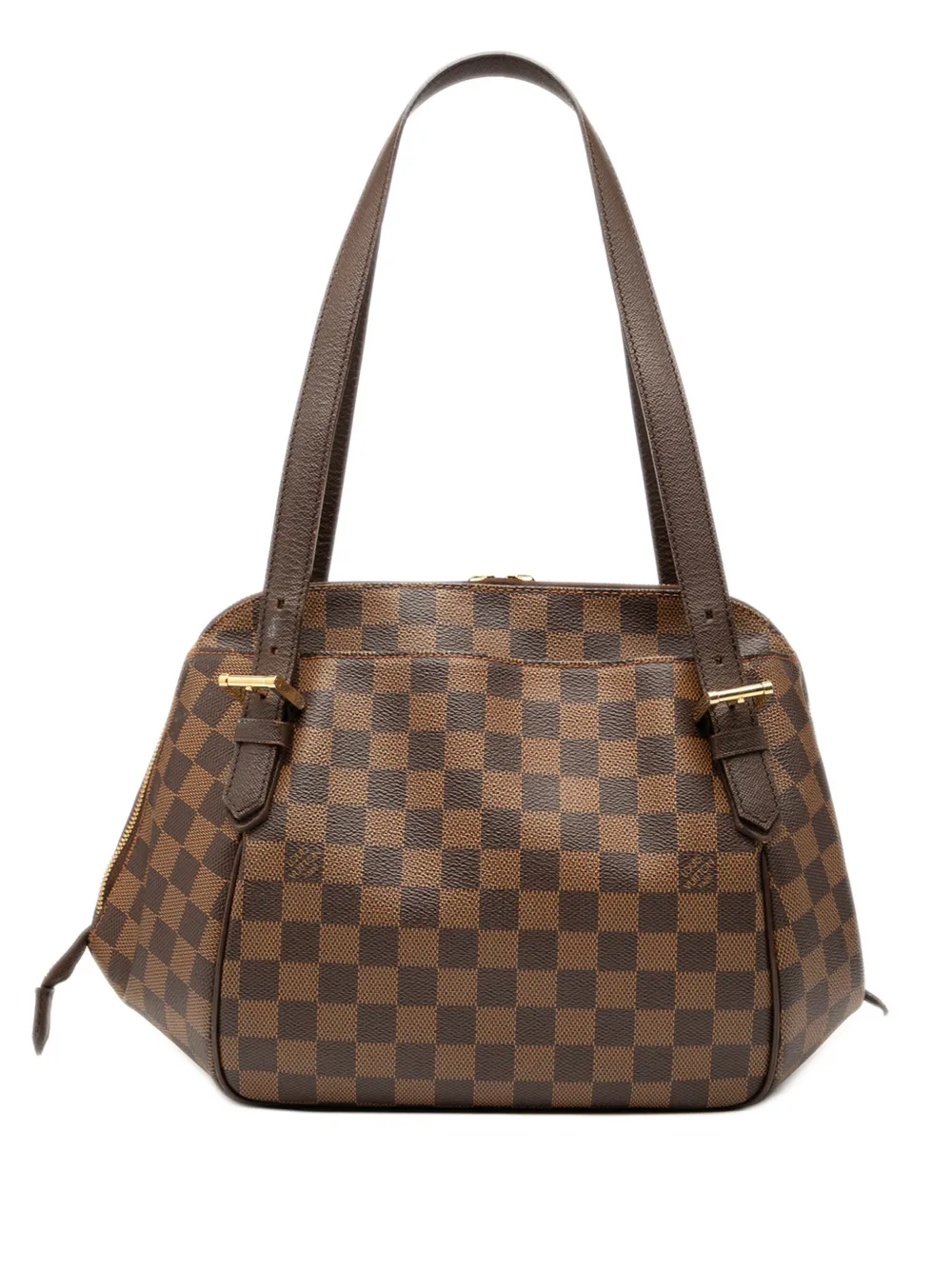 Louis Vuitton Pre-Owned Borsa a spalla Belem MM in tela Damier Ebène 2005 - Marrone