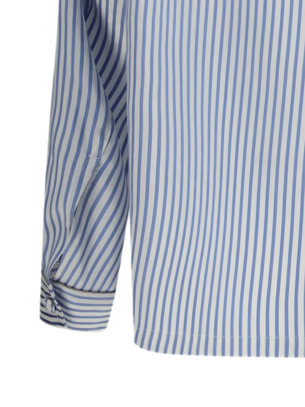  Tom Ford Striped Silk Shirt - Blue 