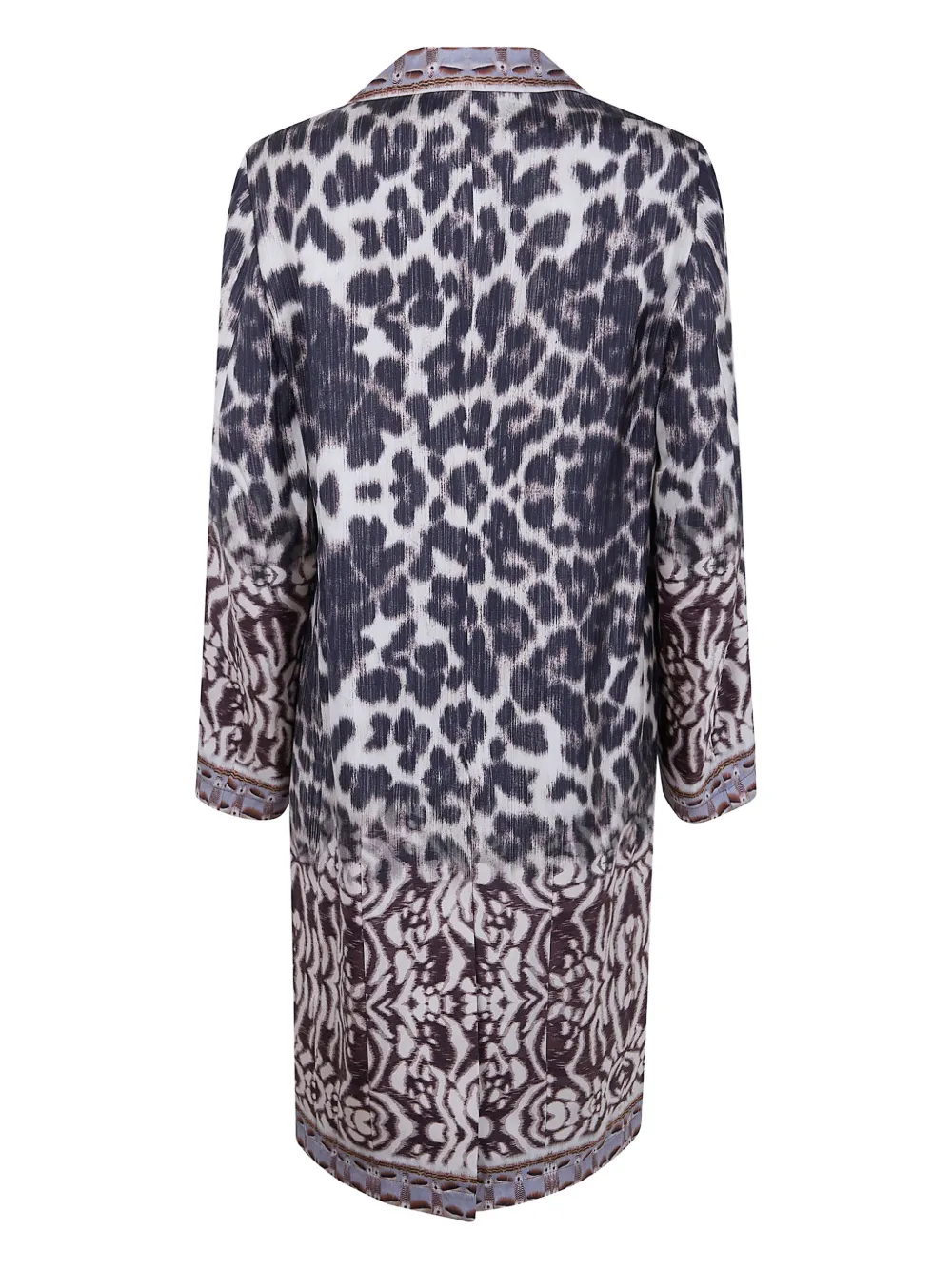  Pierre-louis Mascia Patterned Silk Coat - Neutrals 