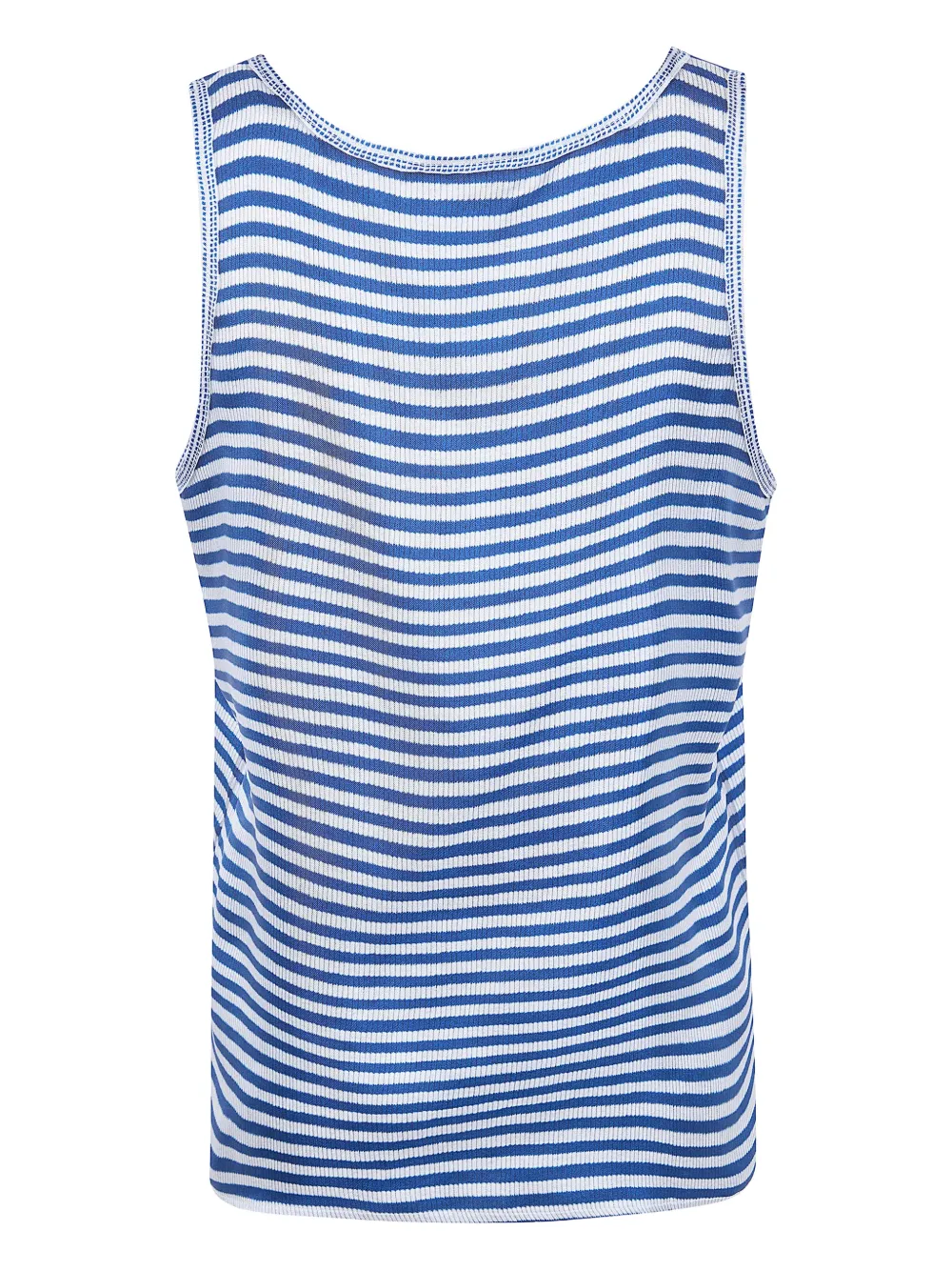 Pierre-Louis Mascia Gestreepte zijden tanktop Blauw