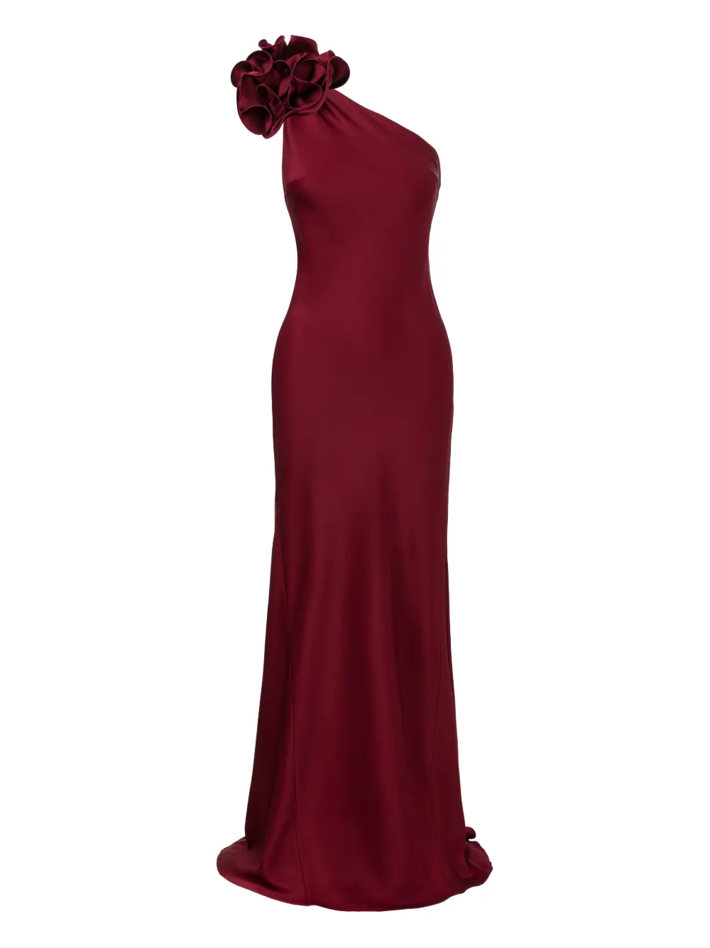 Il Volo Aster Flower-embellishment Maxi Dress In Red