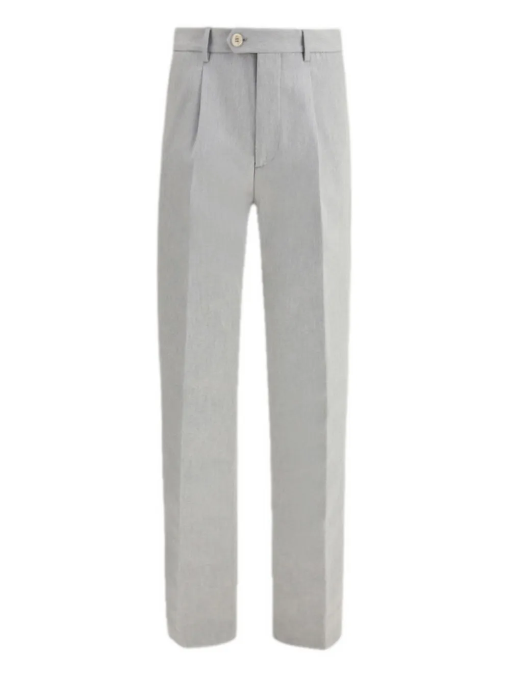 Brunello Cucinelli welt-pocket wool trousers - Grigio