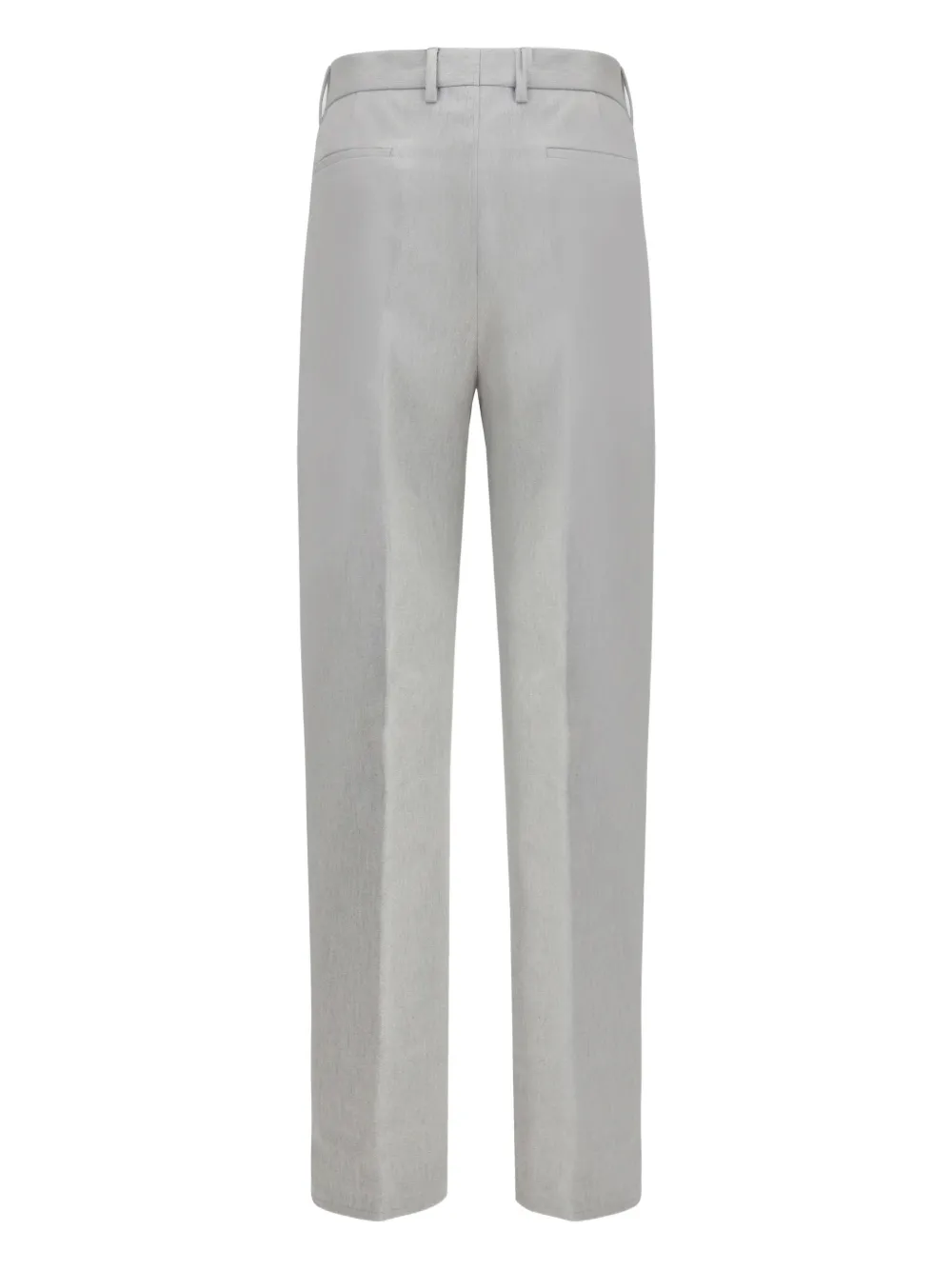 Brunello Cucinelli Wollen broek met paspelzak - Grijs