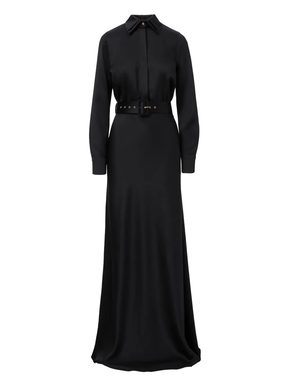 IL VOLO Kate belted maxi dress - Nero