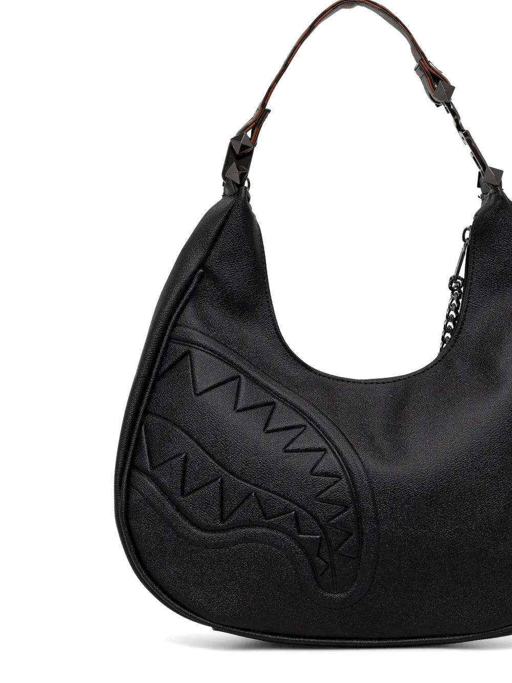  Sprayground Does Of Check Vice Shoulder Bag - Black 