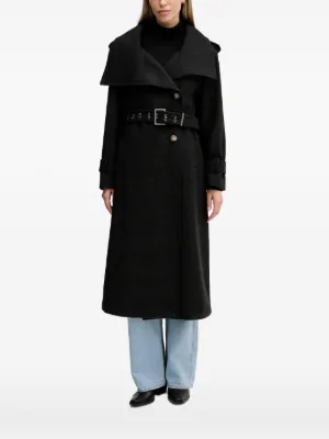 Mackintosh ストライプ コート | ブラック | FARFETCH JP