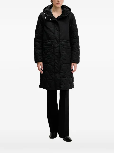 Sisley hooded quilted coat