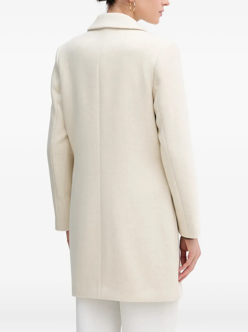  Sisley Single-breasted Coat - Neutrals 