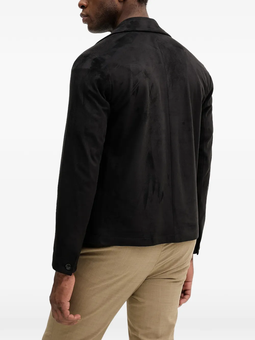  Sisley Buttoned Shirt Jacket - Black 