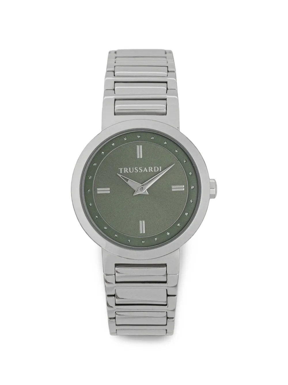 Trussardi T-Bridge crystal-embellished 32mm watch