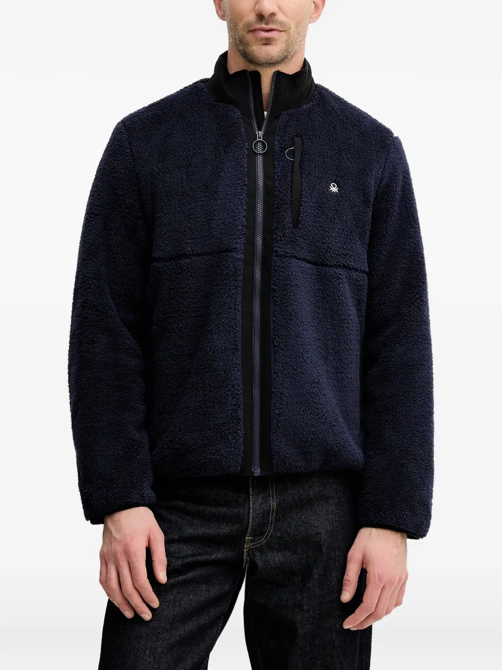 Benetton zip-fastening jacket | azul | Image 1