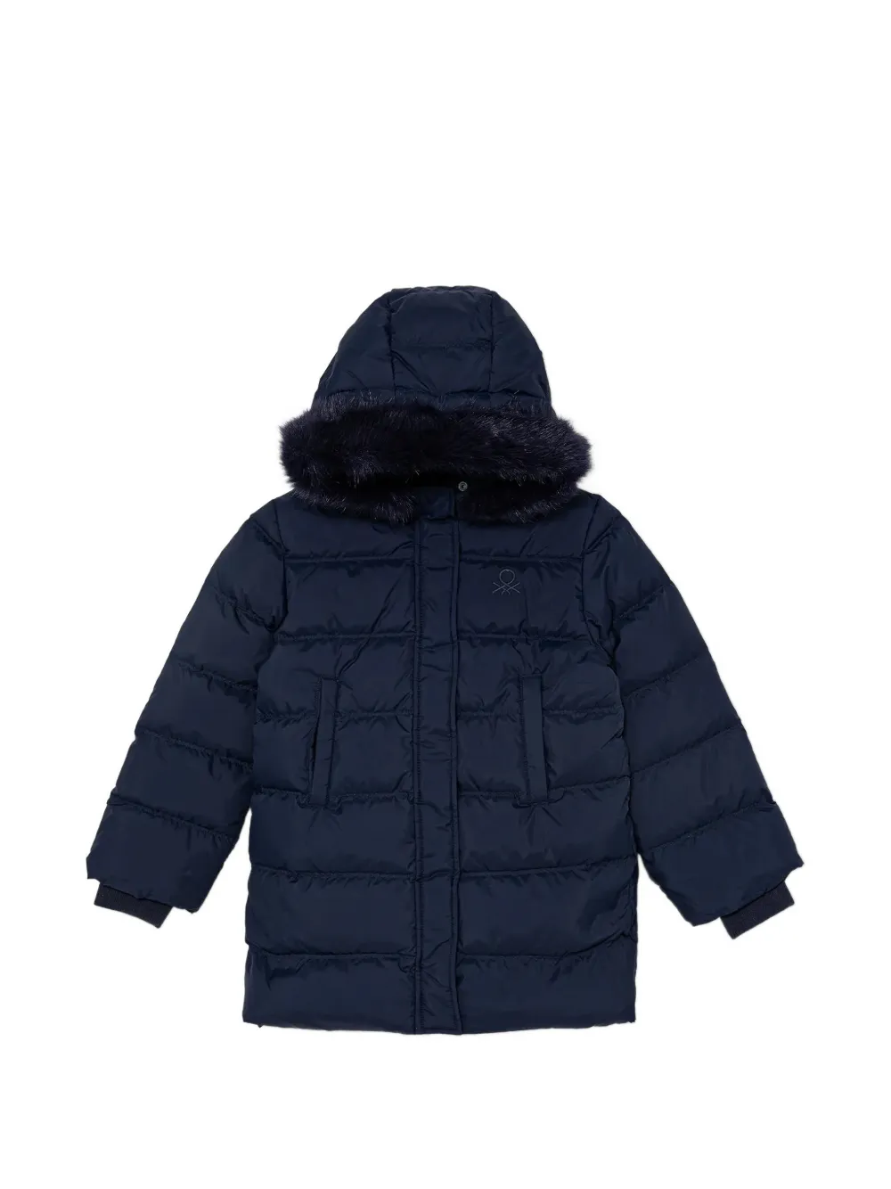 Benetton padded coat - Blu