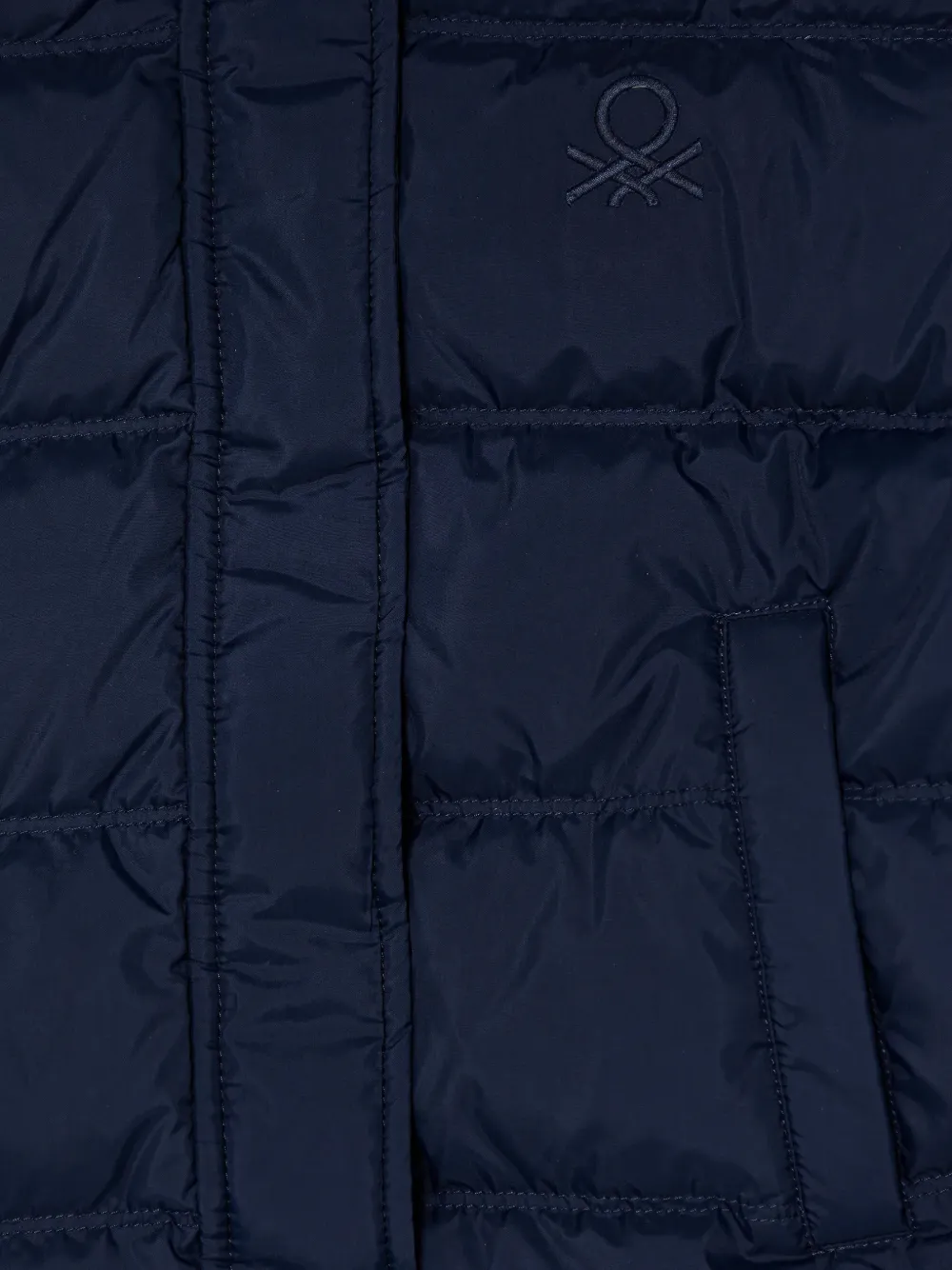  Benetton Padded Coat - Blue 