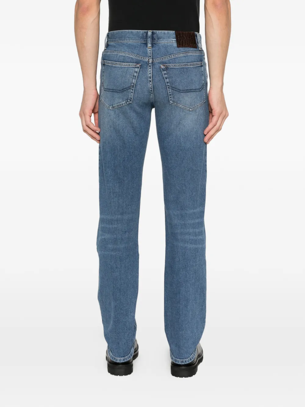 Brioni Jeans met knopen Blauw