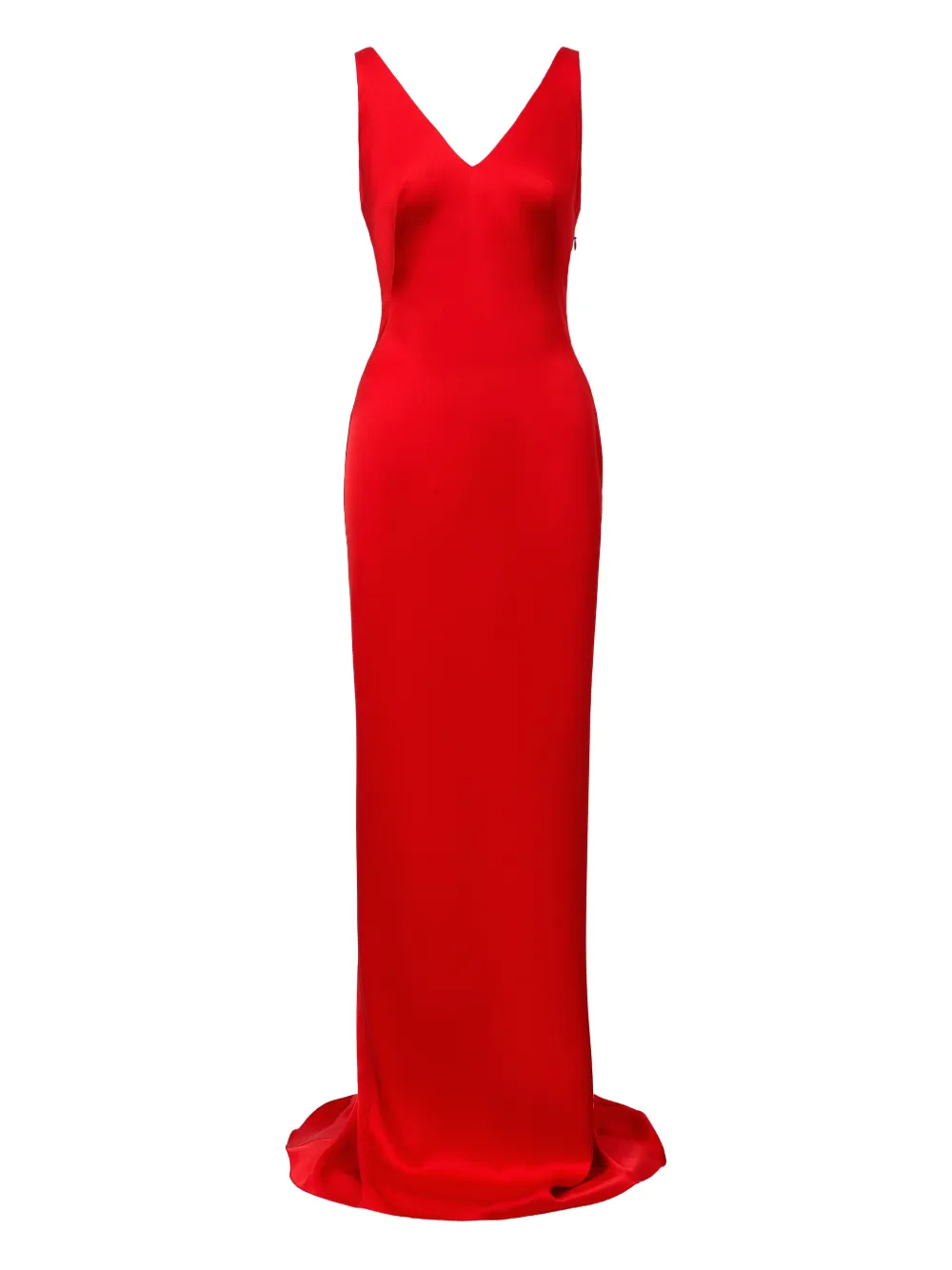 IL VOLO Lavina V-neck maxi dress - Rosso