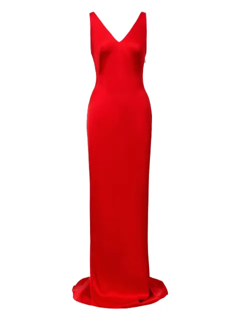 IL VOLO Lavina V-neck maxi dress