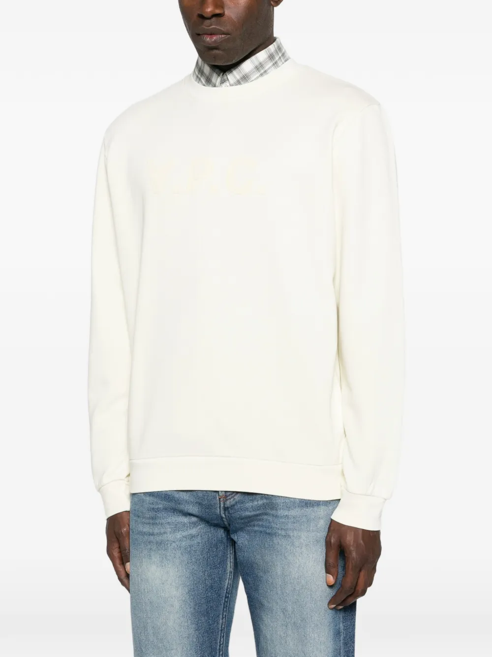  A.p.c. Logo Crew-neck Sweatshirt - Yellow 