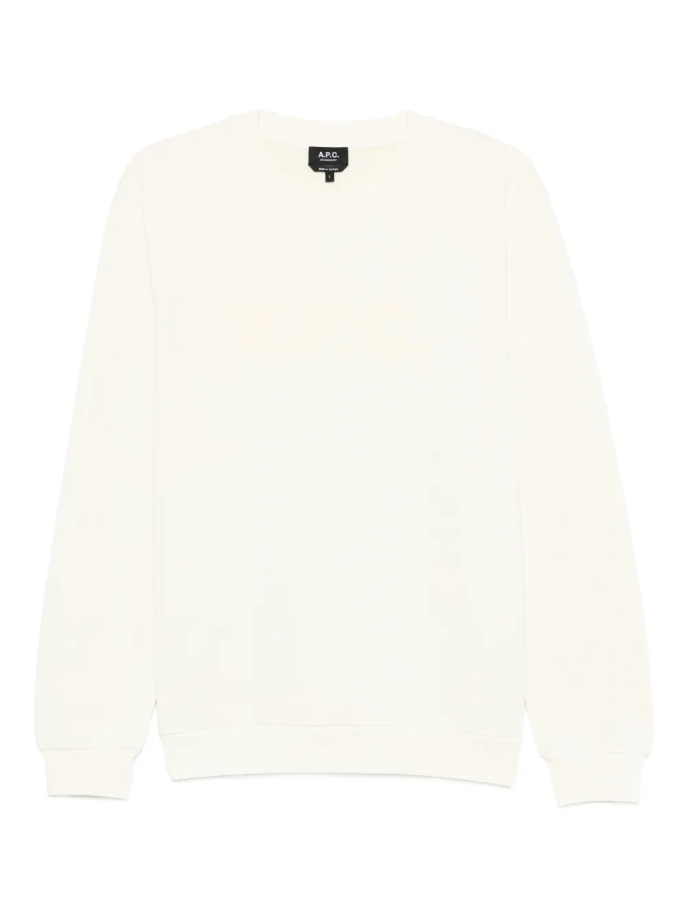 A.P.C. logo crew-neck sweatshirt - Giallo