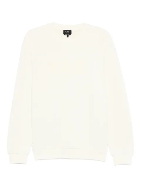 A.P.C. logo crew-neck sweatshirt