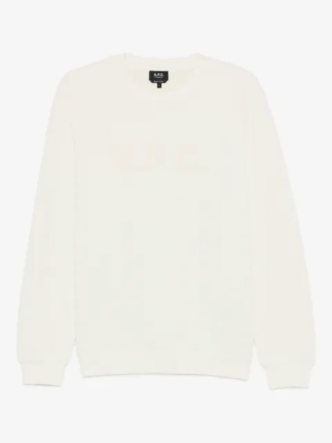 A.P.C. sweat à logo imprimé