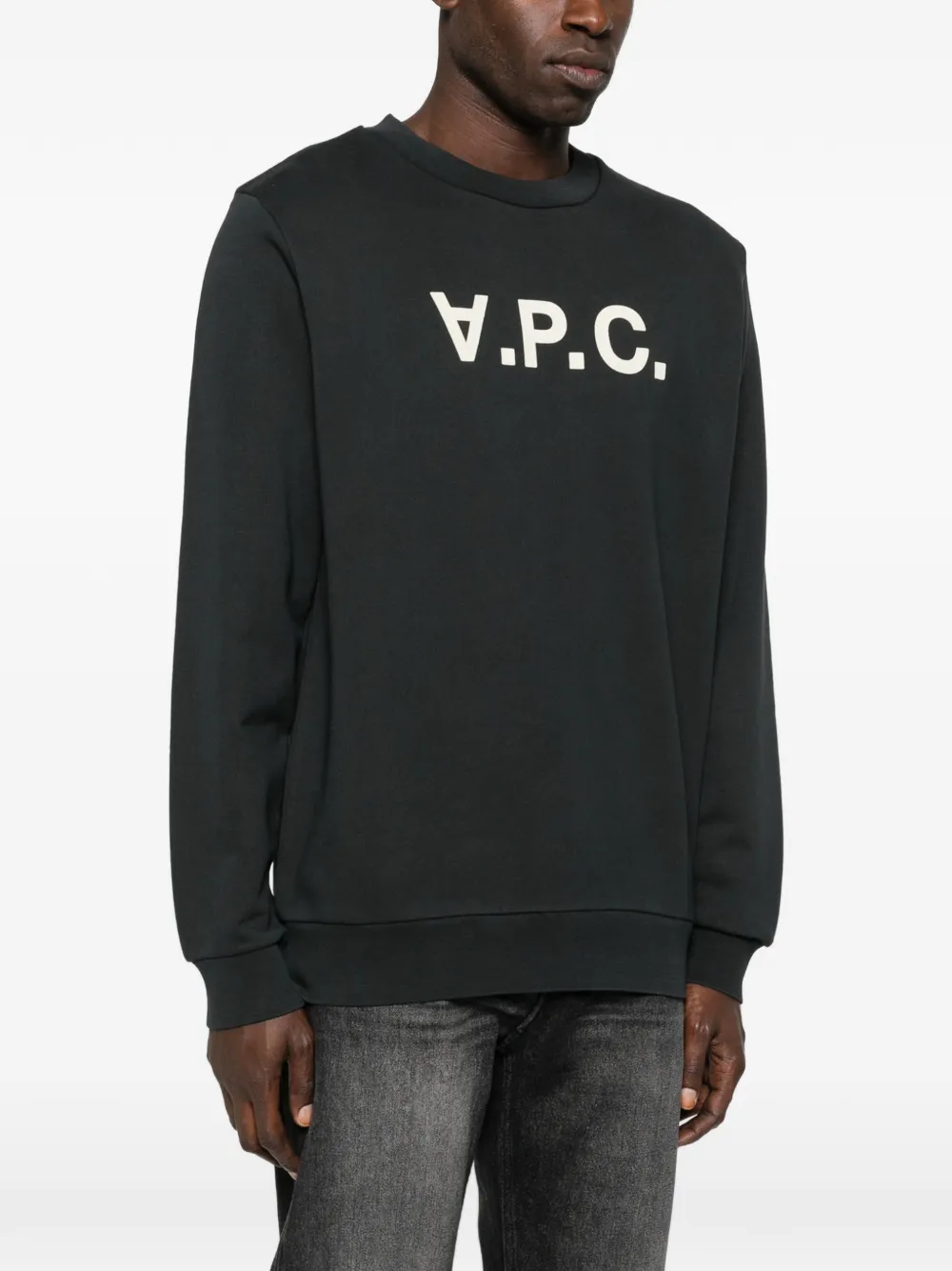  A.p.c. Crew-neck Sweatshirt - Black 
