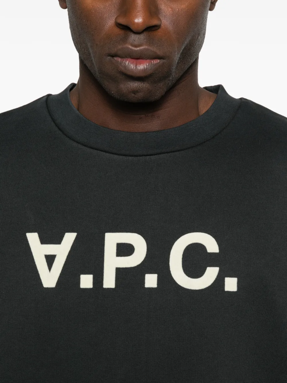 A.P.C. Sweater met ronde hals Zwart
