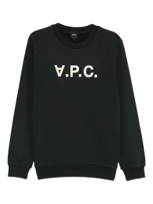 A.P.C. クルーネック セーター | ブラック | FARFETCH JP