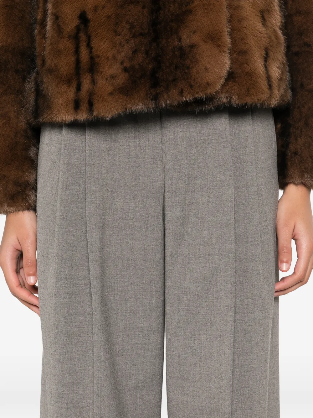 By Malene Birger Cymbaria geplooide broek Grijs