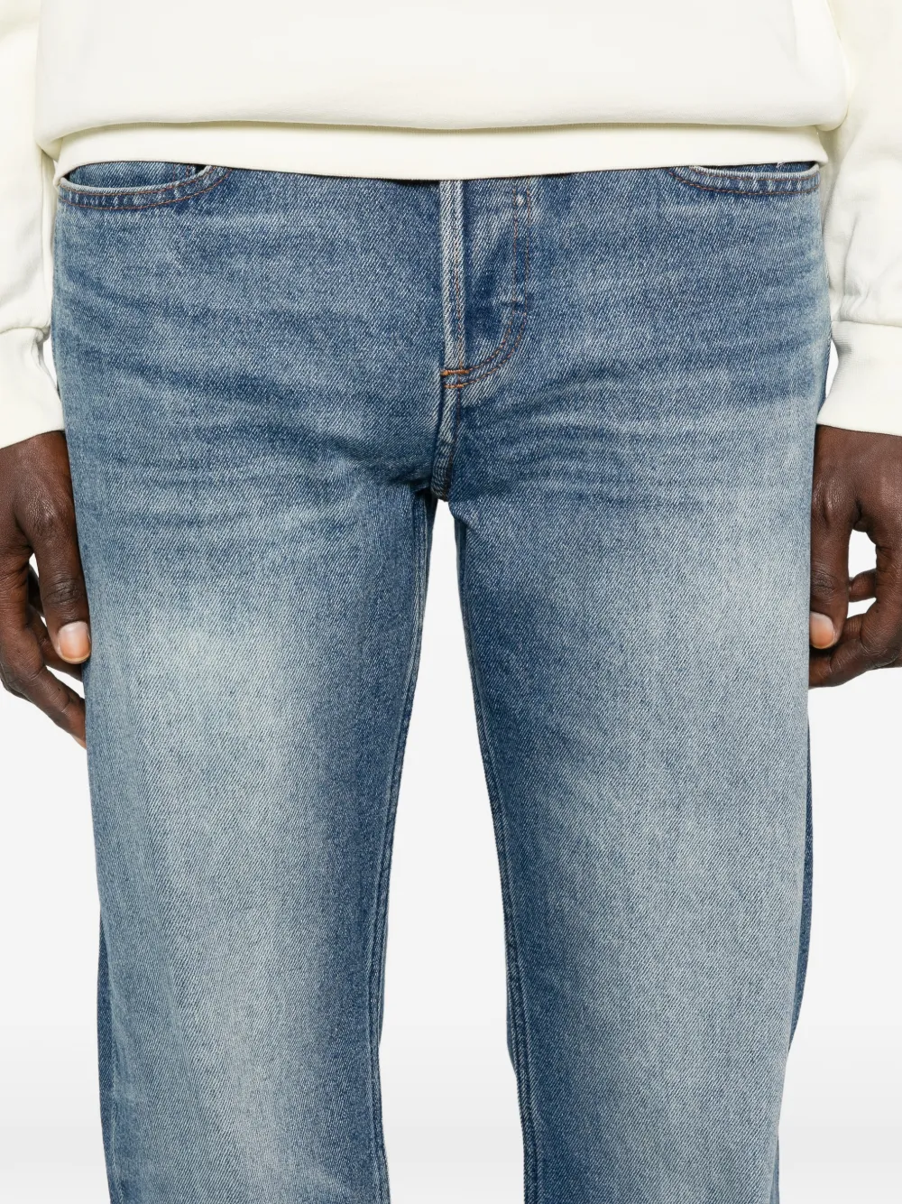 A.P.C. Jeans met vijf zakken Blauw
