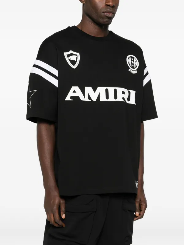 AMIRI crew-neck T-shirt | Black | FARFETCH SG