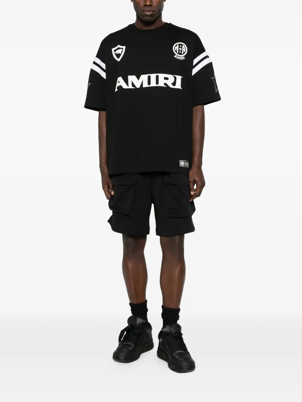 AMIRI crew-neck T-shirt - Zwart