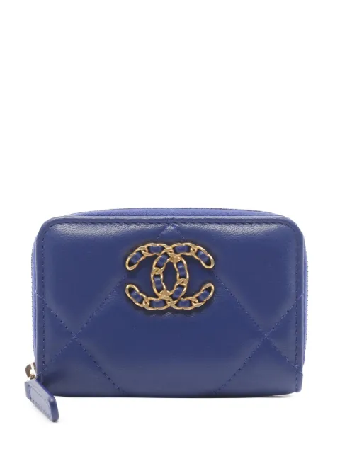 CHANEL Pre-Owned monedero 19 de piel de cordero 2021-2025