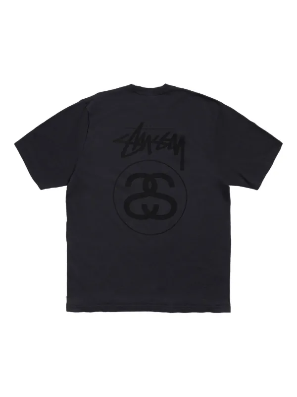 Stüssy Stock Link Cotton T-shirt | Black | FARFETCH CA