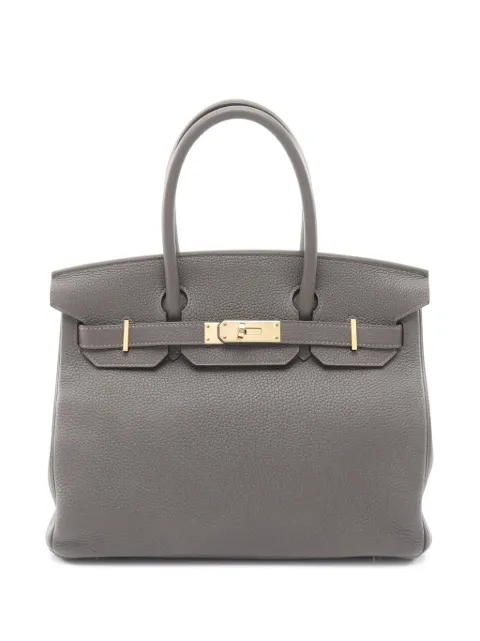 Hermès Pre-Owned 2021 Taurillon Clemence Birkin Retourne 30 handbag